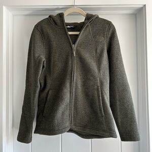 The North Face Olive Green Hooded Jacket